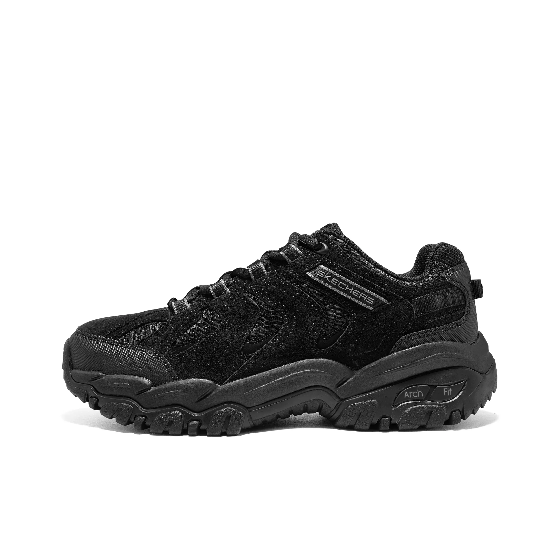Skechers Arch Fit Awake Mountain Low Top Outdoor Shoes Men's Black