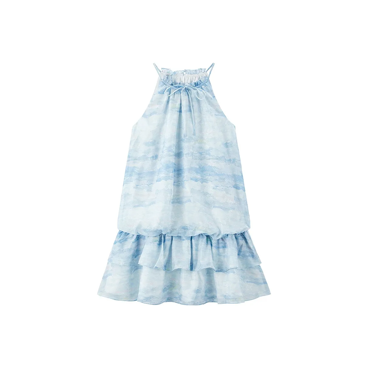 LEDIN Платье-комбинация Женское Холодный Синий