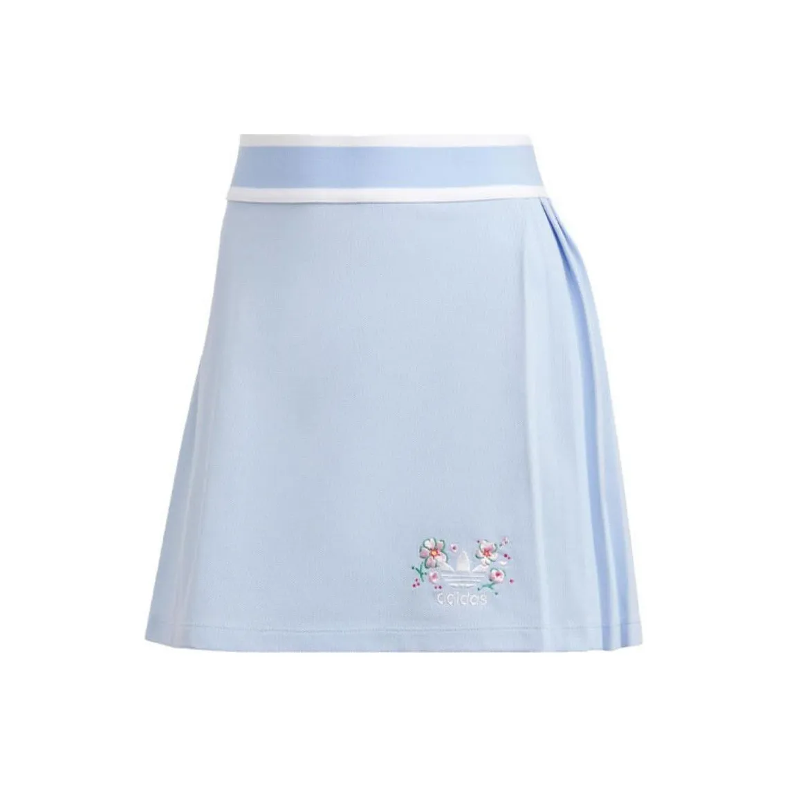 Adidas Originals Cherry Blossom Limited Series Повседневные Юбки Женские Светло-Розовый Синий