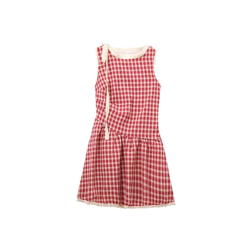 MIMOSA CHUR Юбка Платье Женское Красное