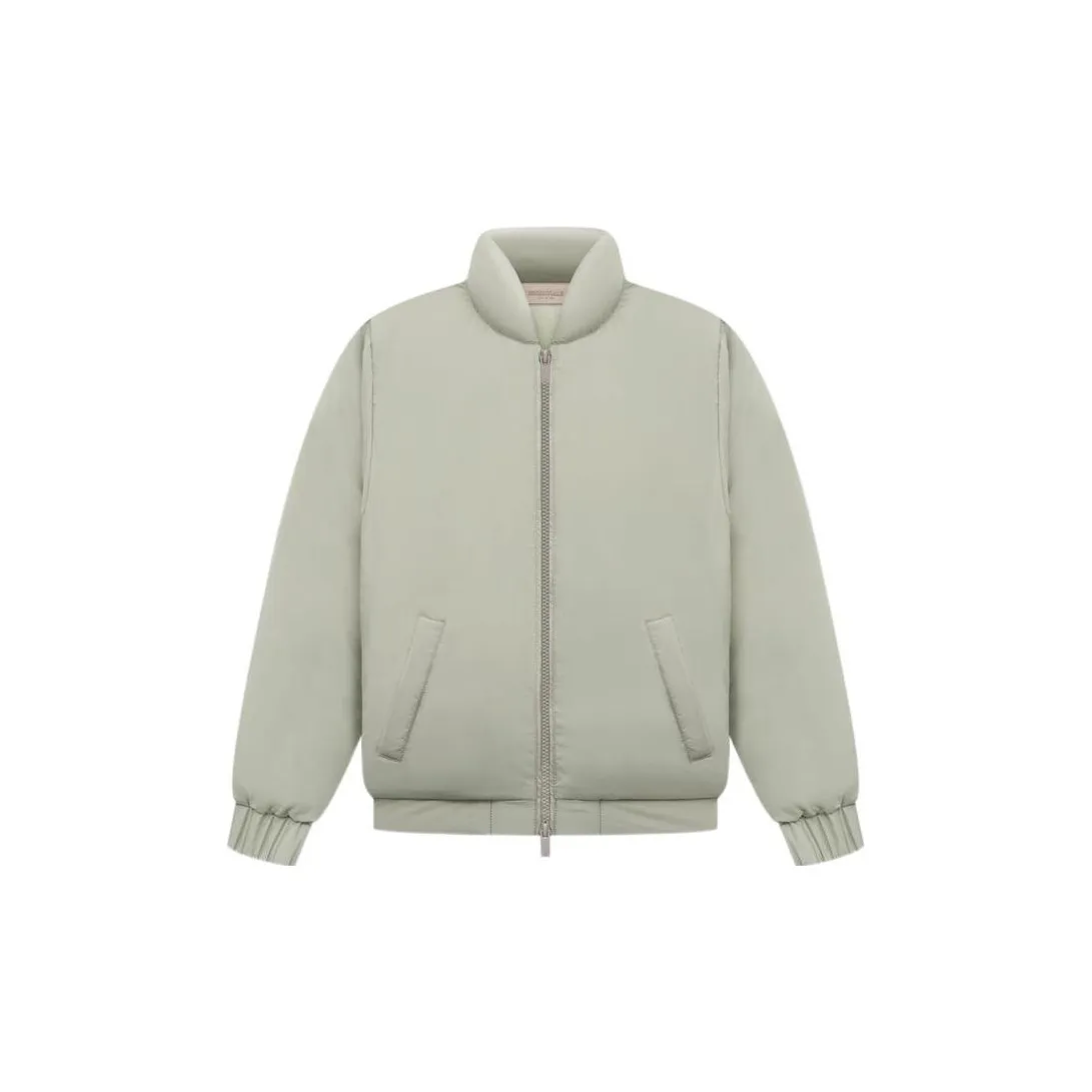 Fear Of God Essentials Куртки Пальто SS22 Пуховая куртка Зеленая морская пена Цветочный Детский
