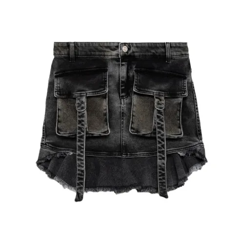 Blumarine Зеленая Женская Повседневная Короткая Юбка