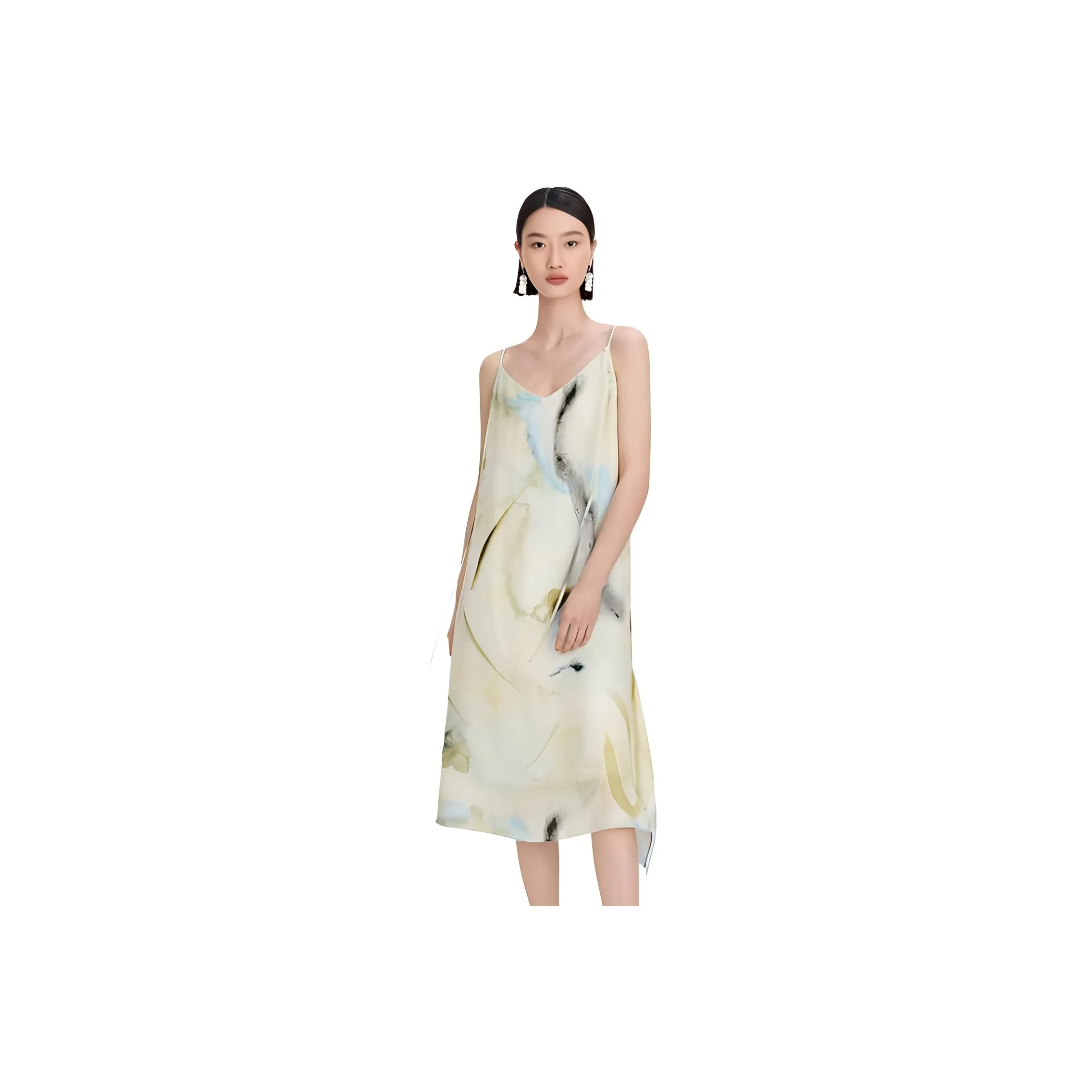 NAWEI Slip Dresses Women's Willow Green