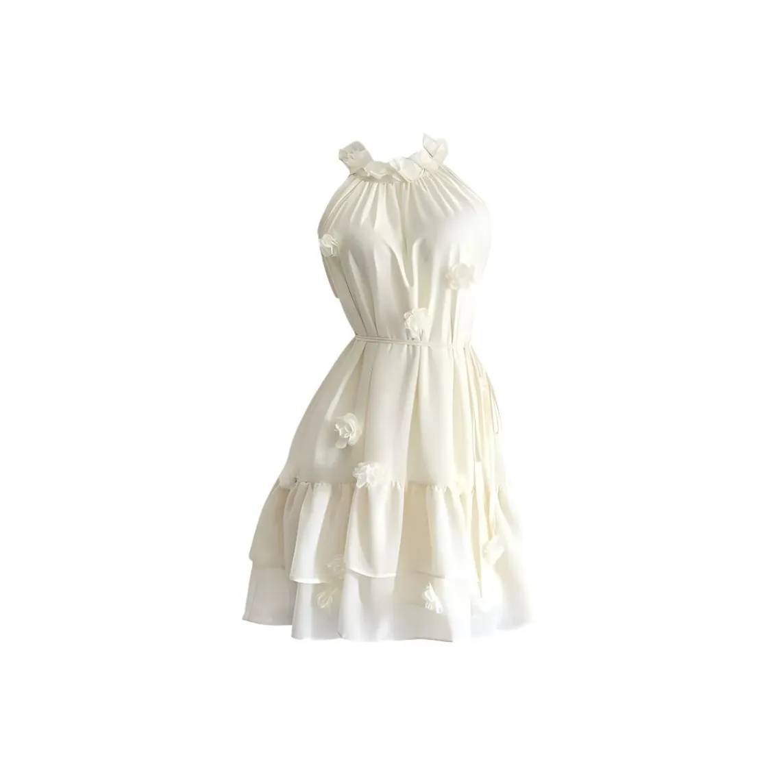 SKYA Без рукавов Платье Женское Желтое