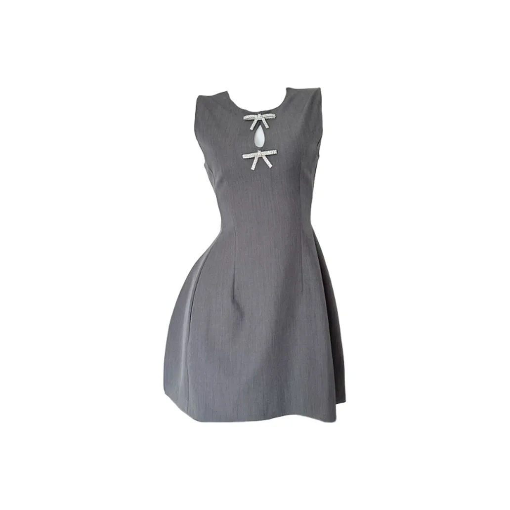 MISSHONEY MH Без рукавов Платье Женское Серое