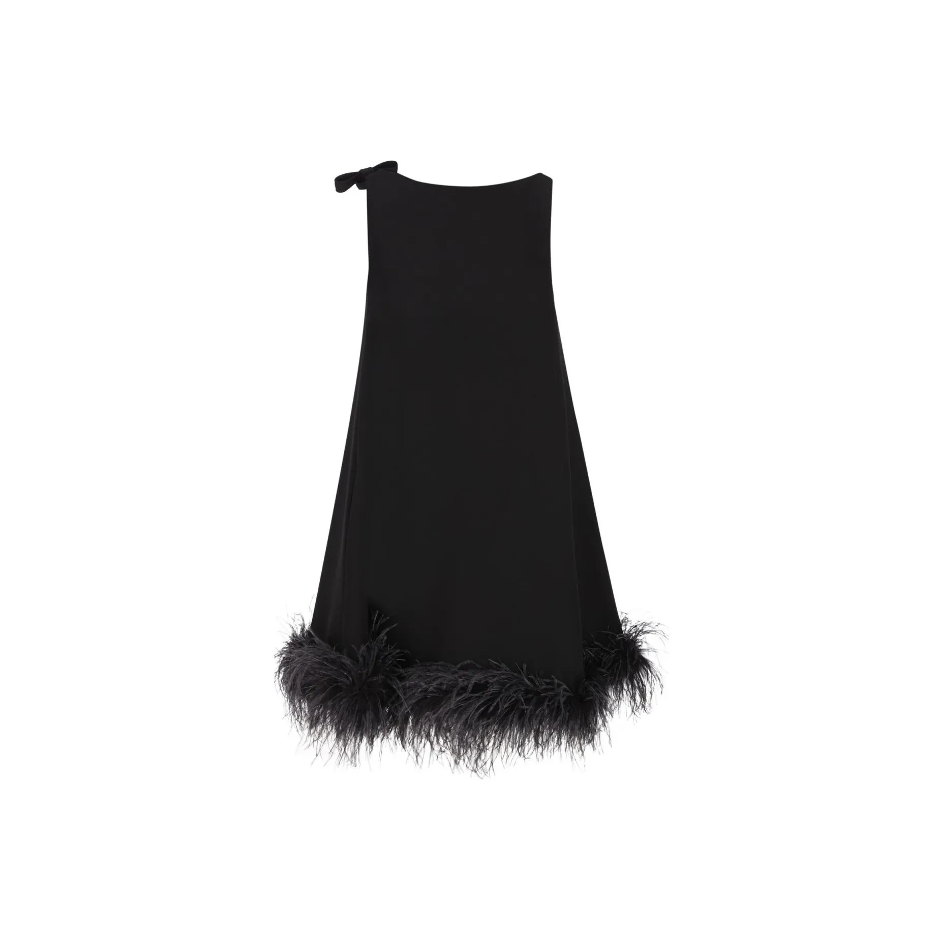 Valentino Feather Detailed Sleeveless Dress