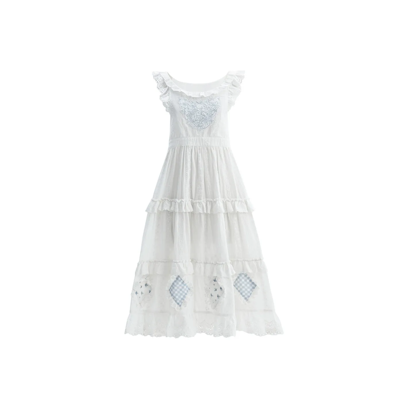 SNBL Без рукавов Платье Женское Белое