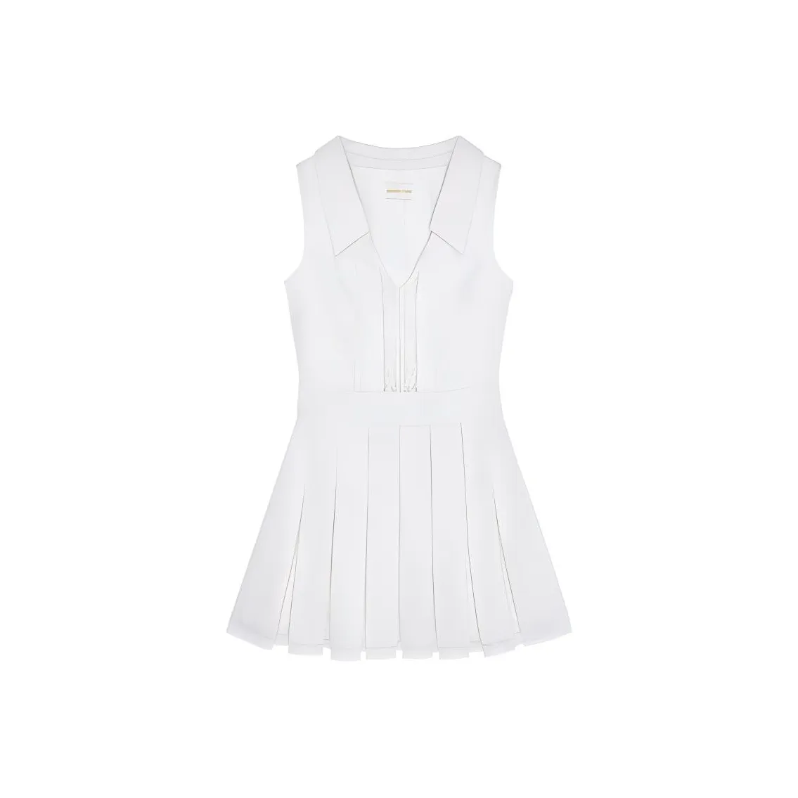 SHUSHUTONG Без рукавов Платье Женское Белое