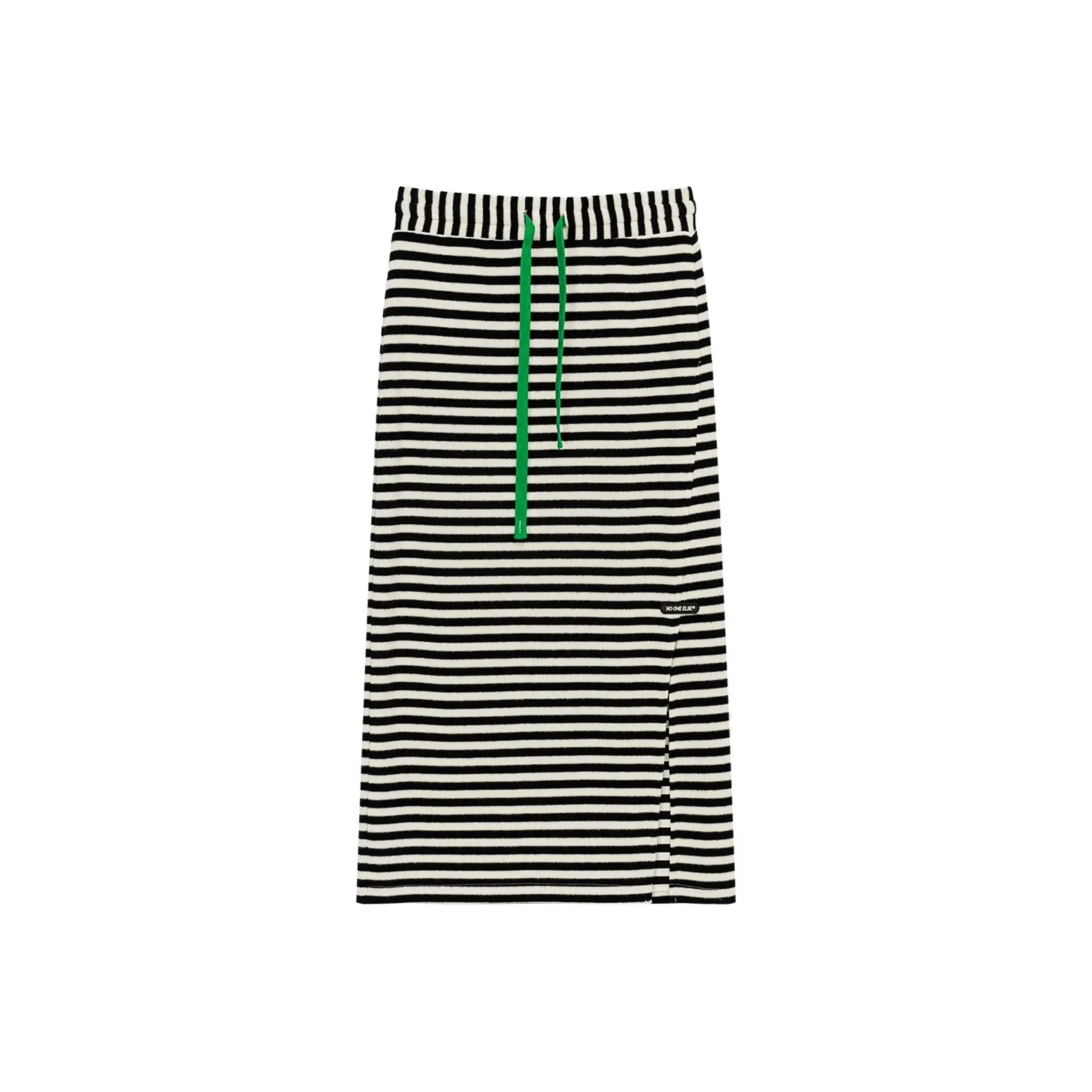 NO ONE ELSE Черно-белые полосы Женские Повседневные длинные юбки