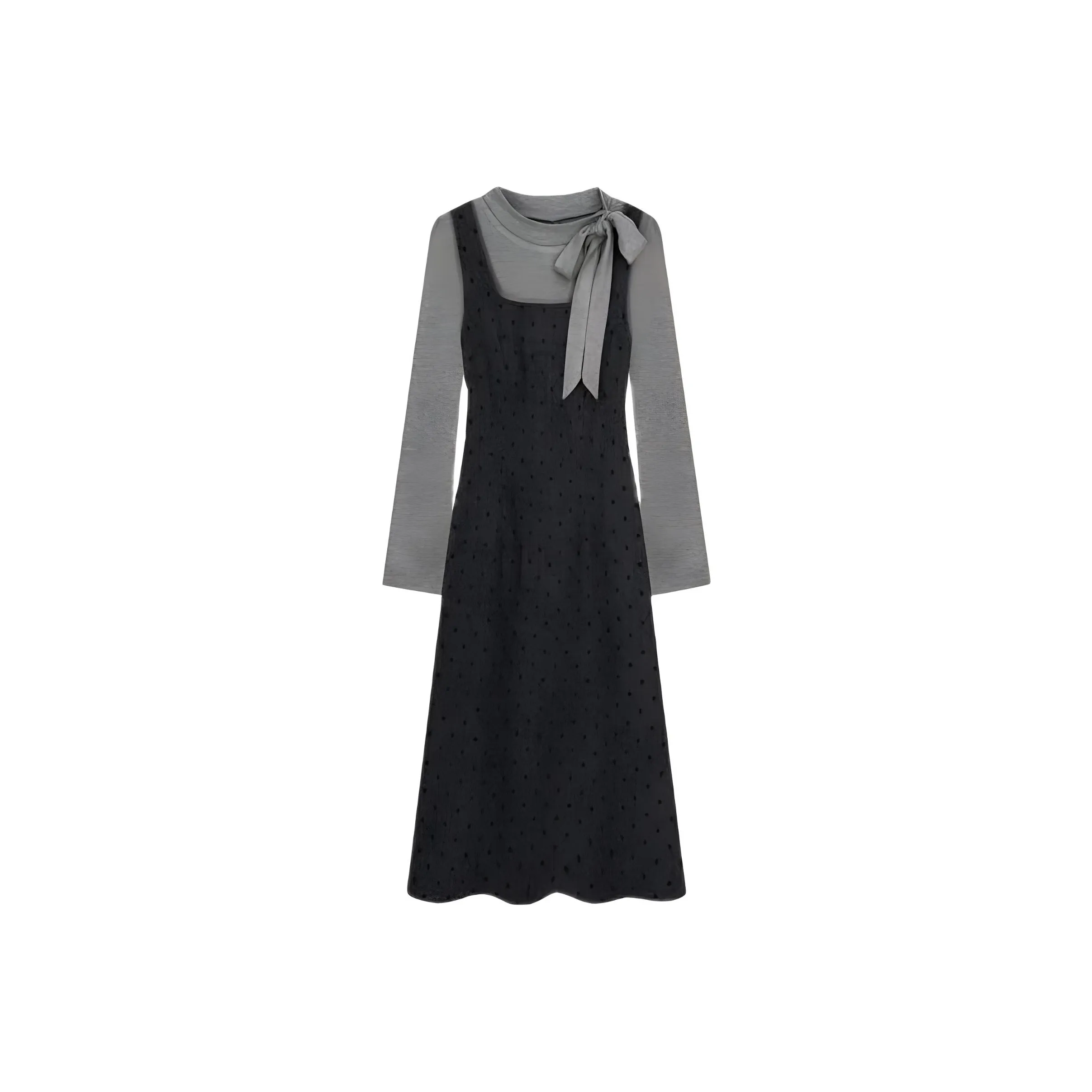 Nooidea Official Long Sleeved Dress Women's Black