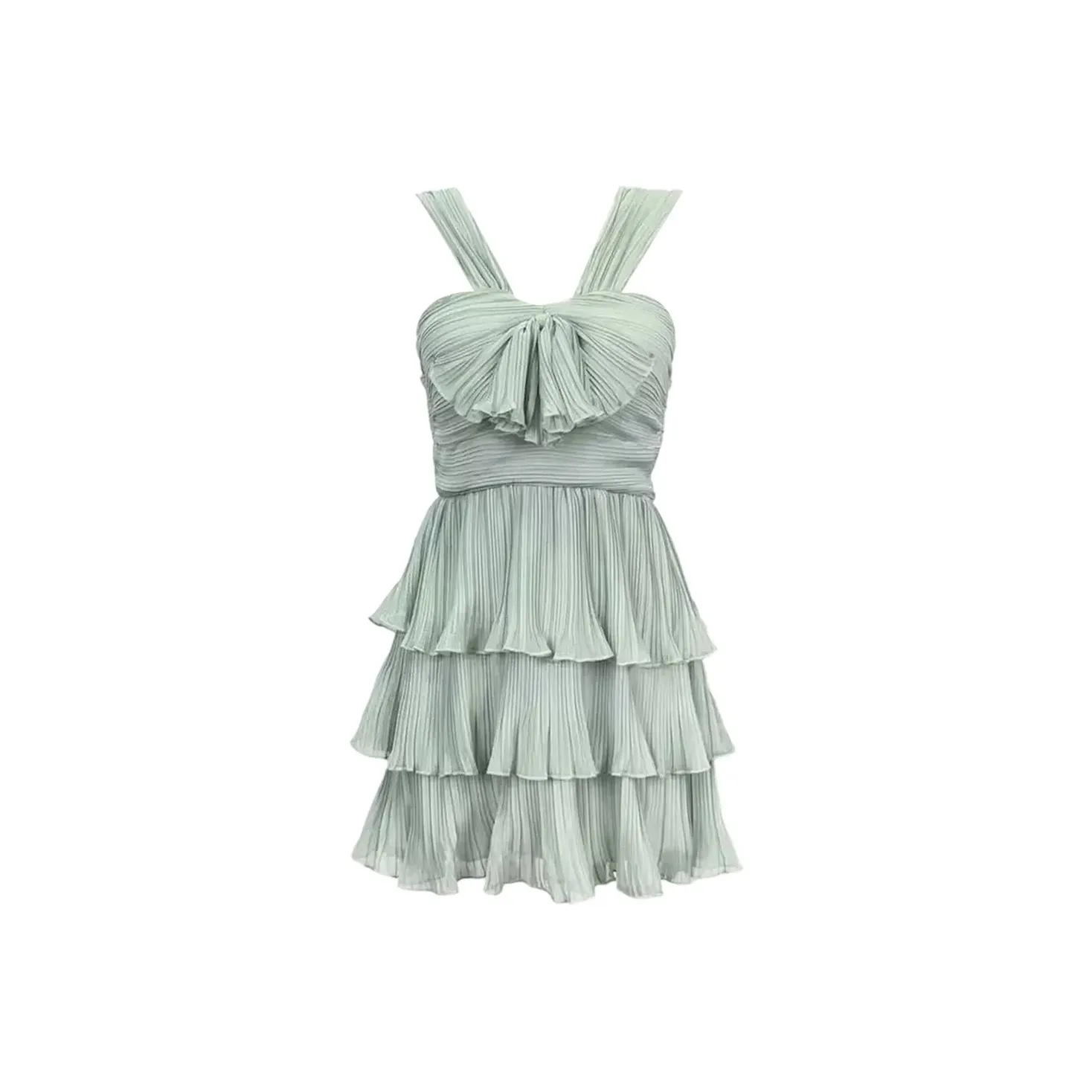 COMMA GIRL Slip Платье Женское Мятно-Зеленое