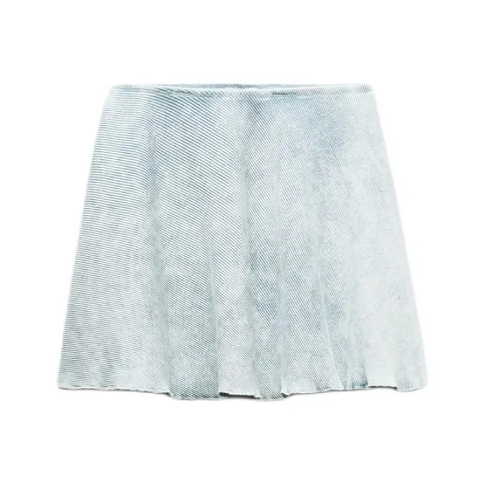 ZARA Casual Short Skirts Women's Ice White