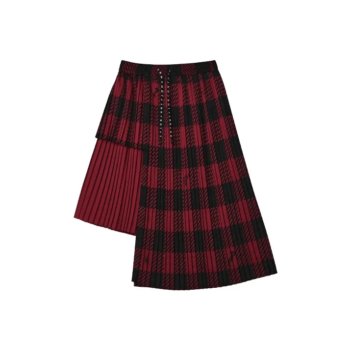 FILA x Mihara Yasuhiro FILA X MIHARA YASUHIRO Casual Long Skirt Women's Rhythm Red