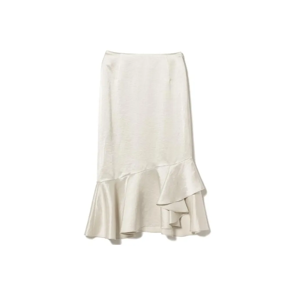 Beams Casual Long Skirts Women's White