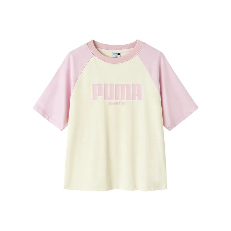 PUMA T-Shirt Белый Красный Тон Детский