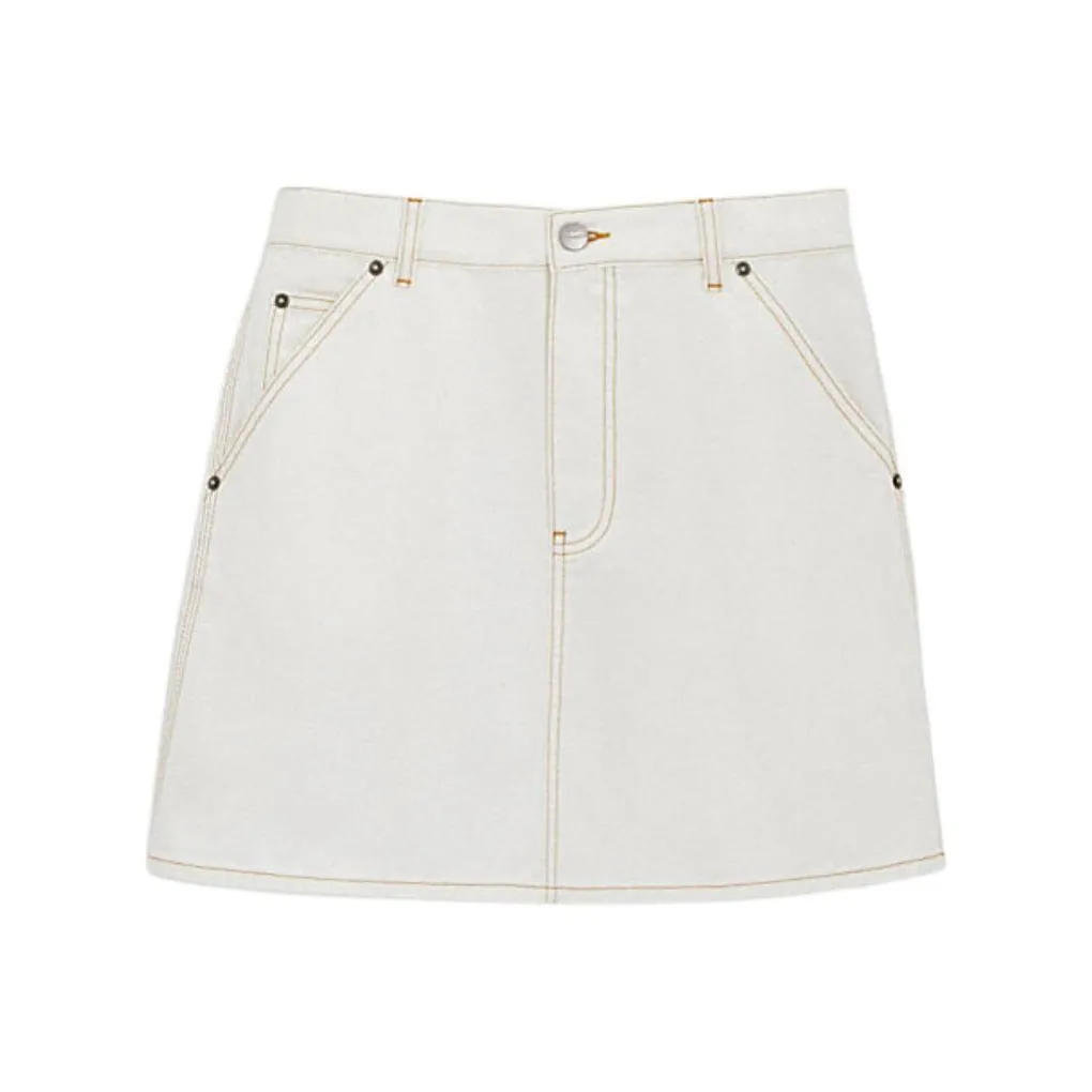 COACH SS24 Casual Short Skirts Women's Gray White