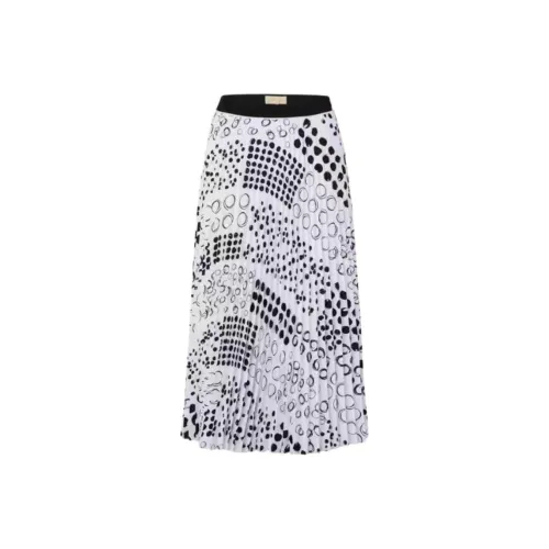 Ports 1961 Черный/Белый Женские Повседневные Длинные Юбки