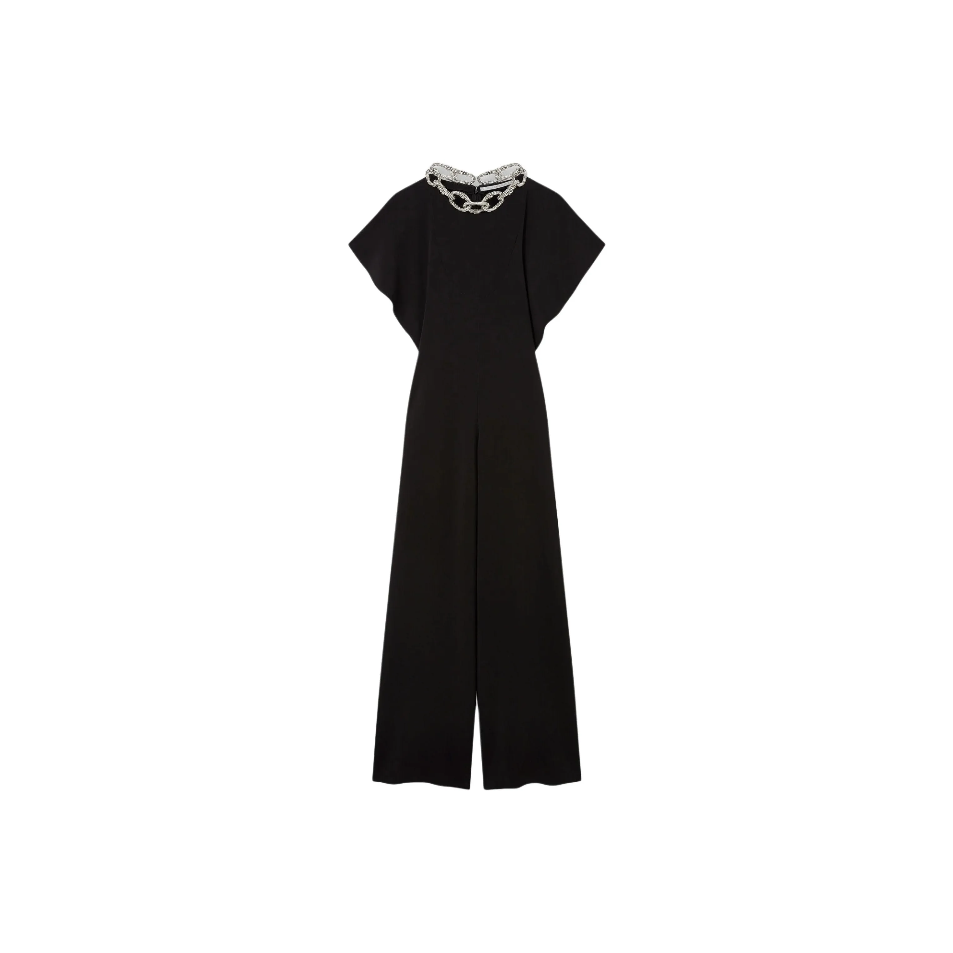 Stella McCartney Chain Embellished Wide Leg Jumpsuit