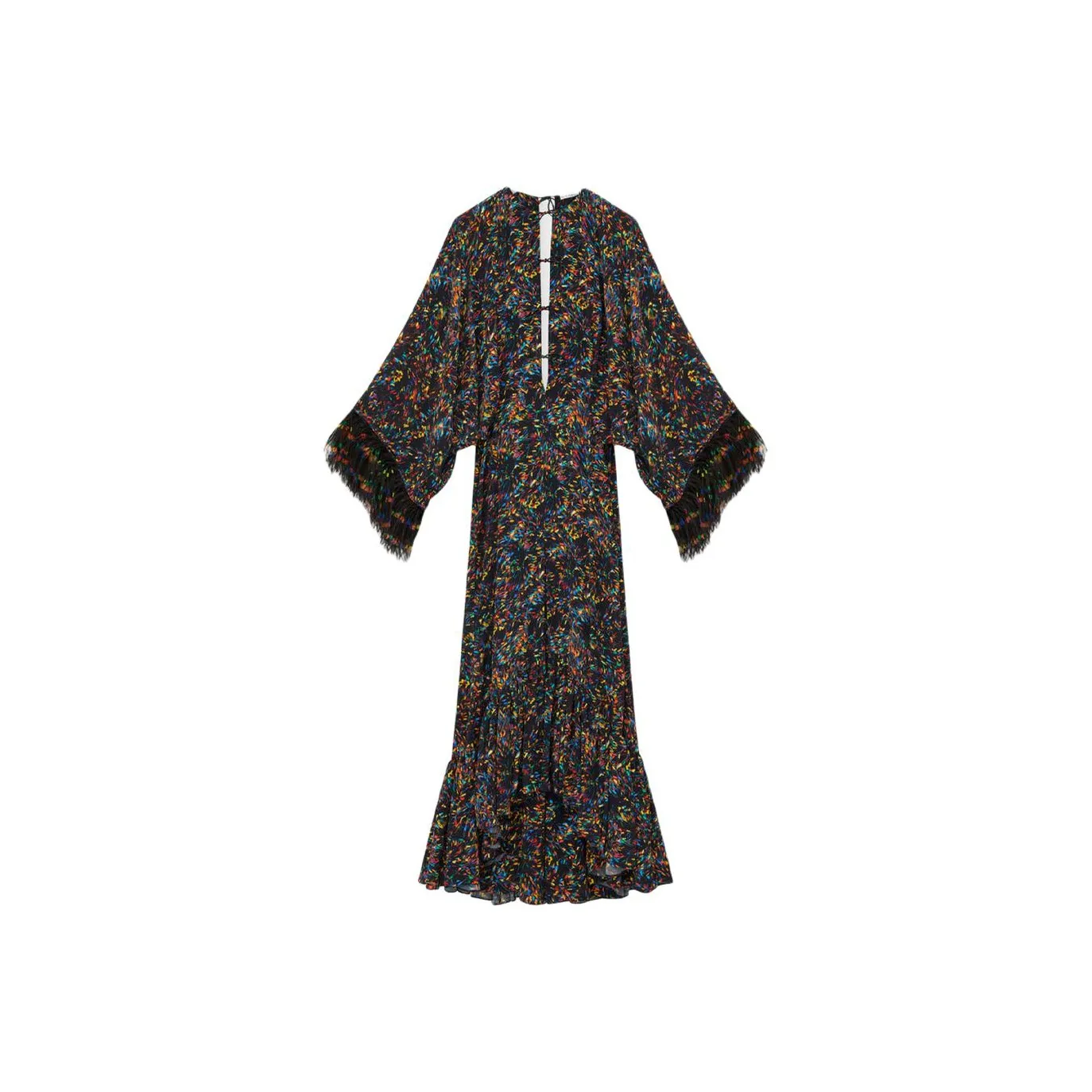 LOEWE SS25 Long Sleeved Dress Women's Multicolor