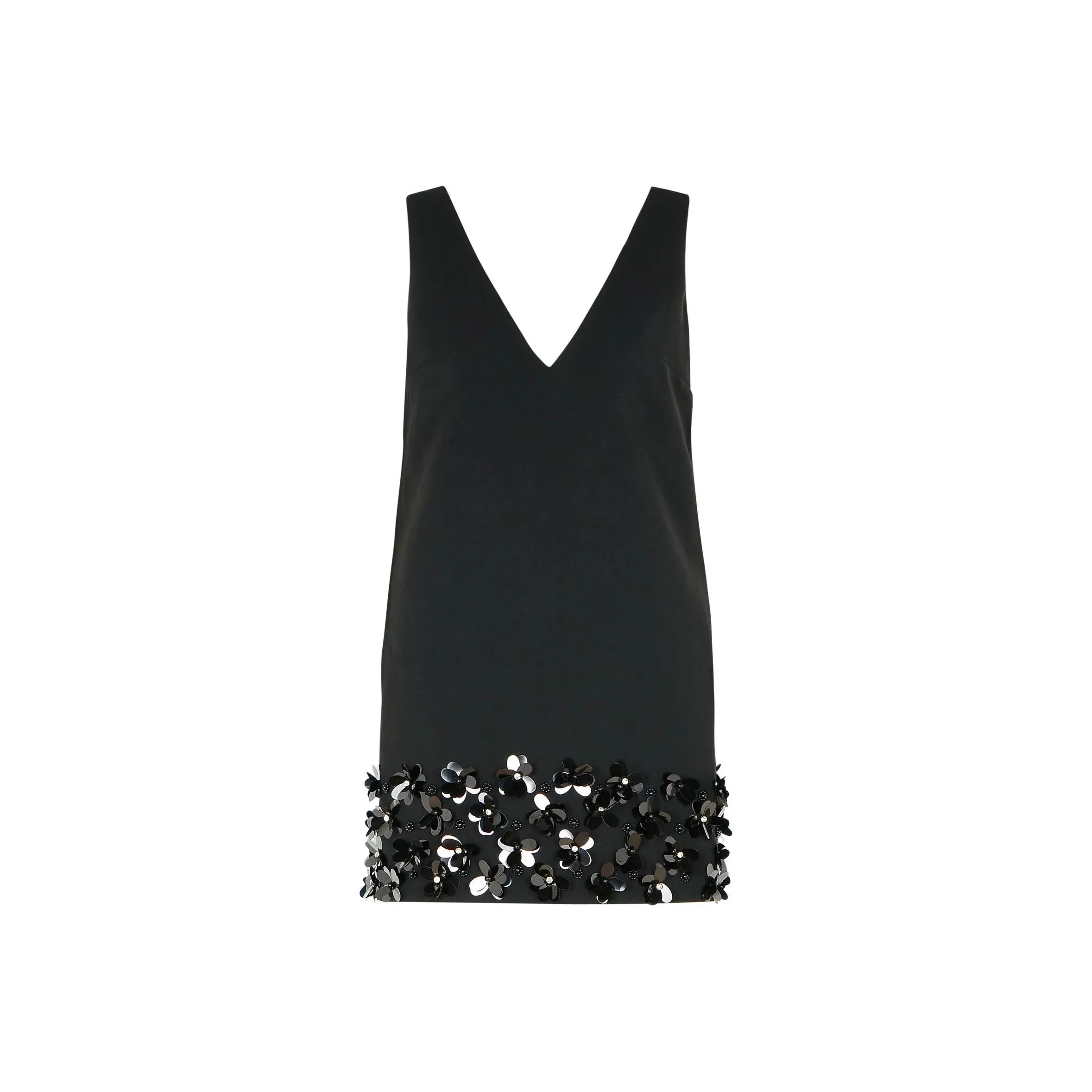 Self portrait Crepe 3D Sequined Mini Dress