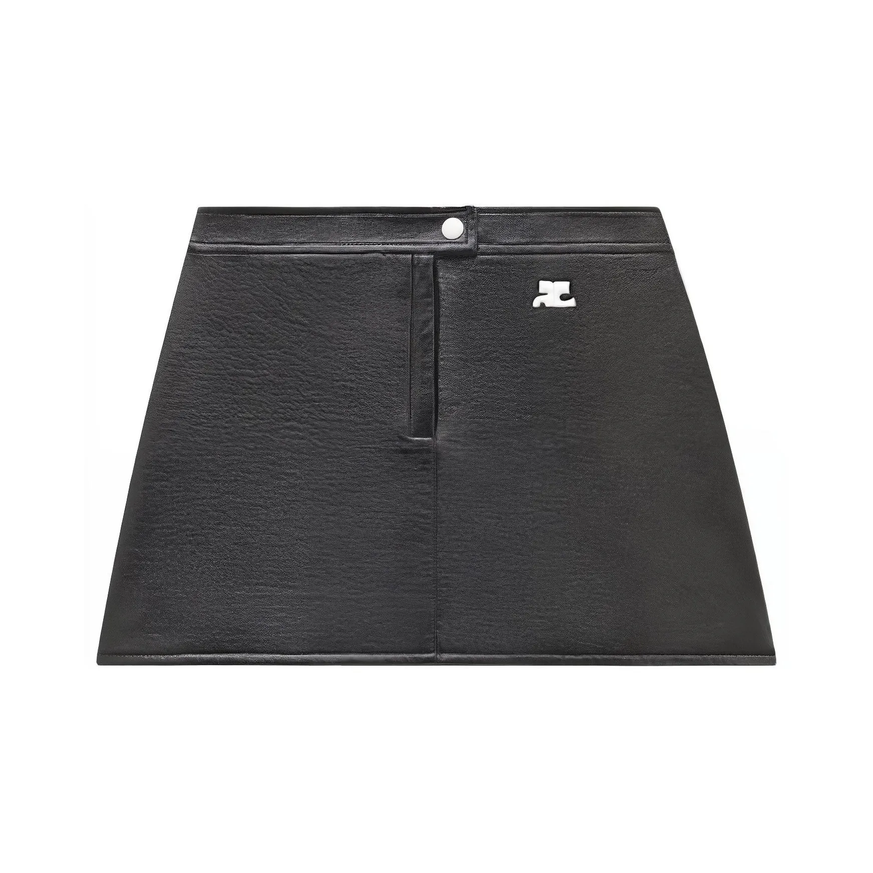 Courrèges Reedition Logo Patch Mini Skirt
