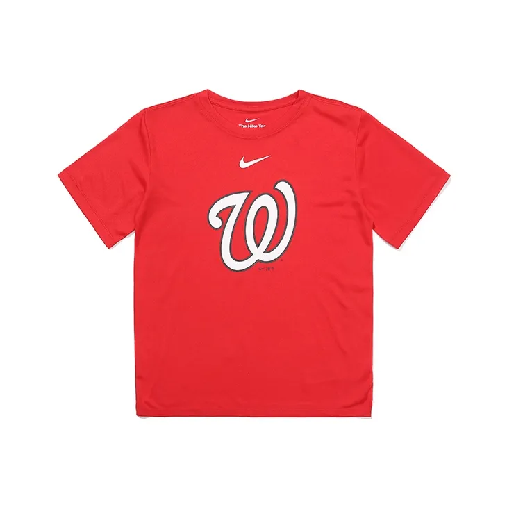 nike Короткий рукав T-рубашки Красный Детский