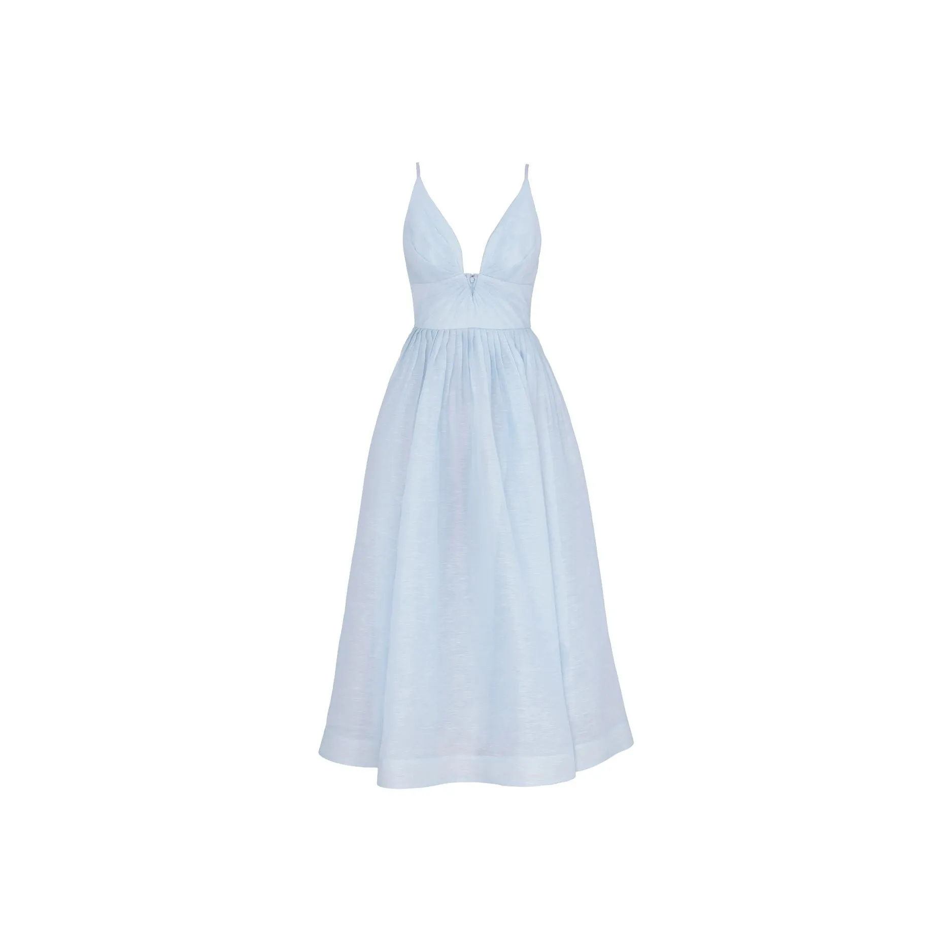 Zimmermann Illuminate V neck Midi Dress