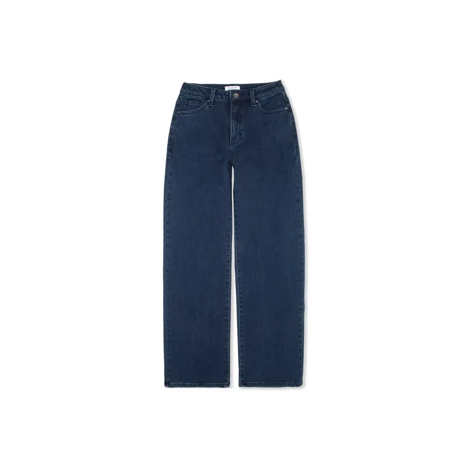 GUESS Женские джинсы темно-синего цвета