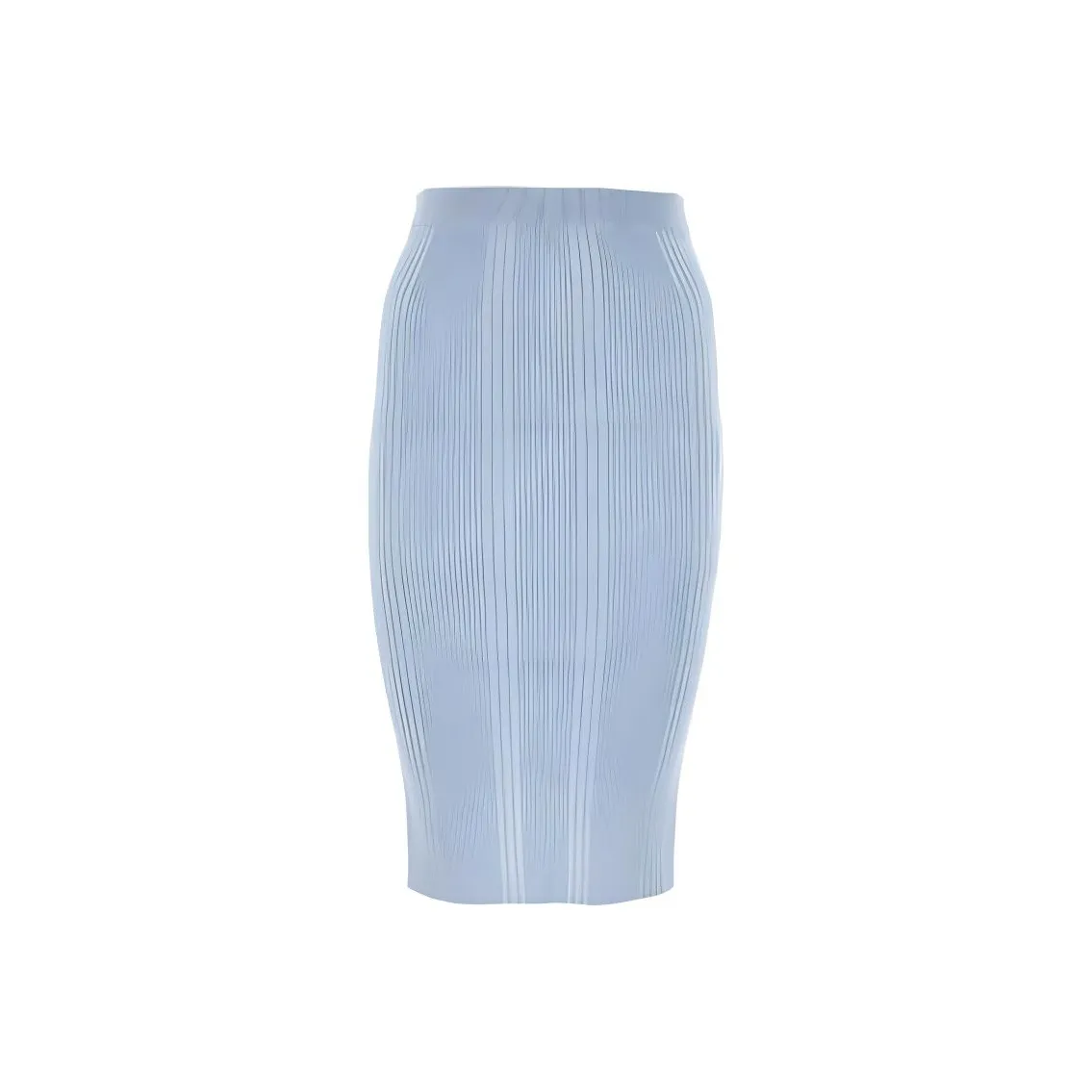 Bottega Veneta Back Slit Knitted Midi Skirt