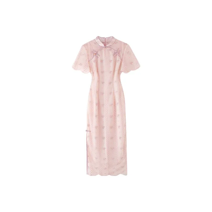 JINYE ORIENTAL Cheongsams Women's Smoke Pink