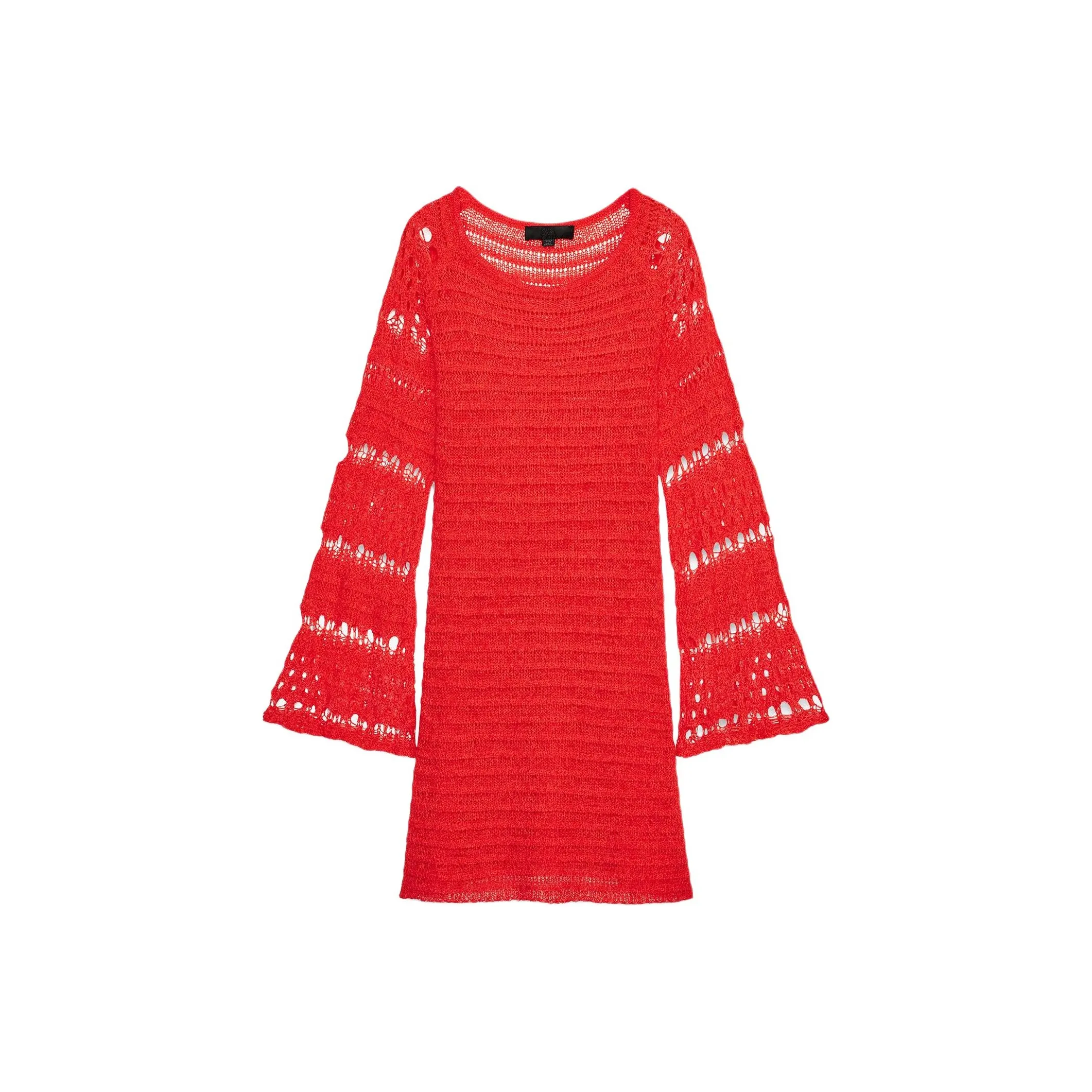 ZARA Long Sleeved Dress Women's Red/Coral