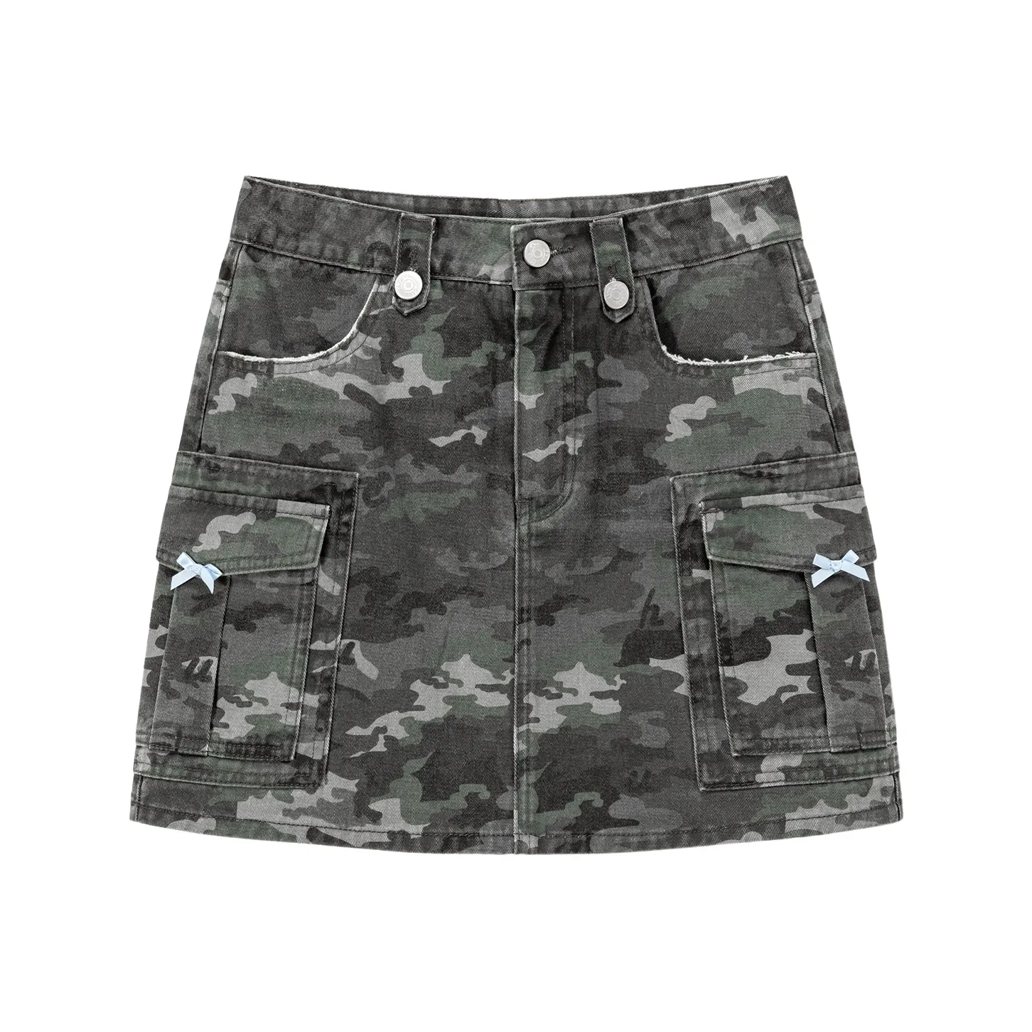CHUU Casual Short Skirts Women's Camouflage