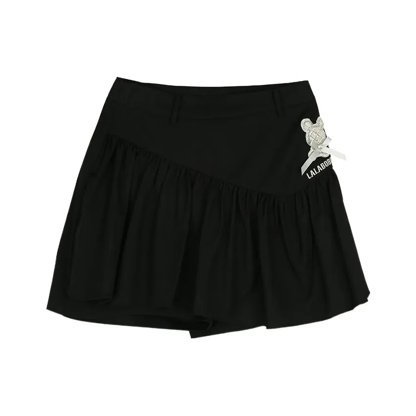 LALABOBO Черные Женские Повседневные Длинные Юбки