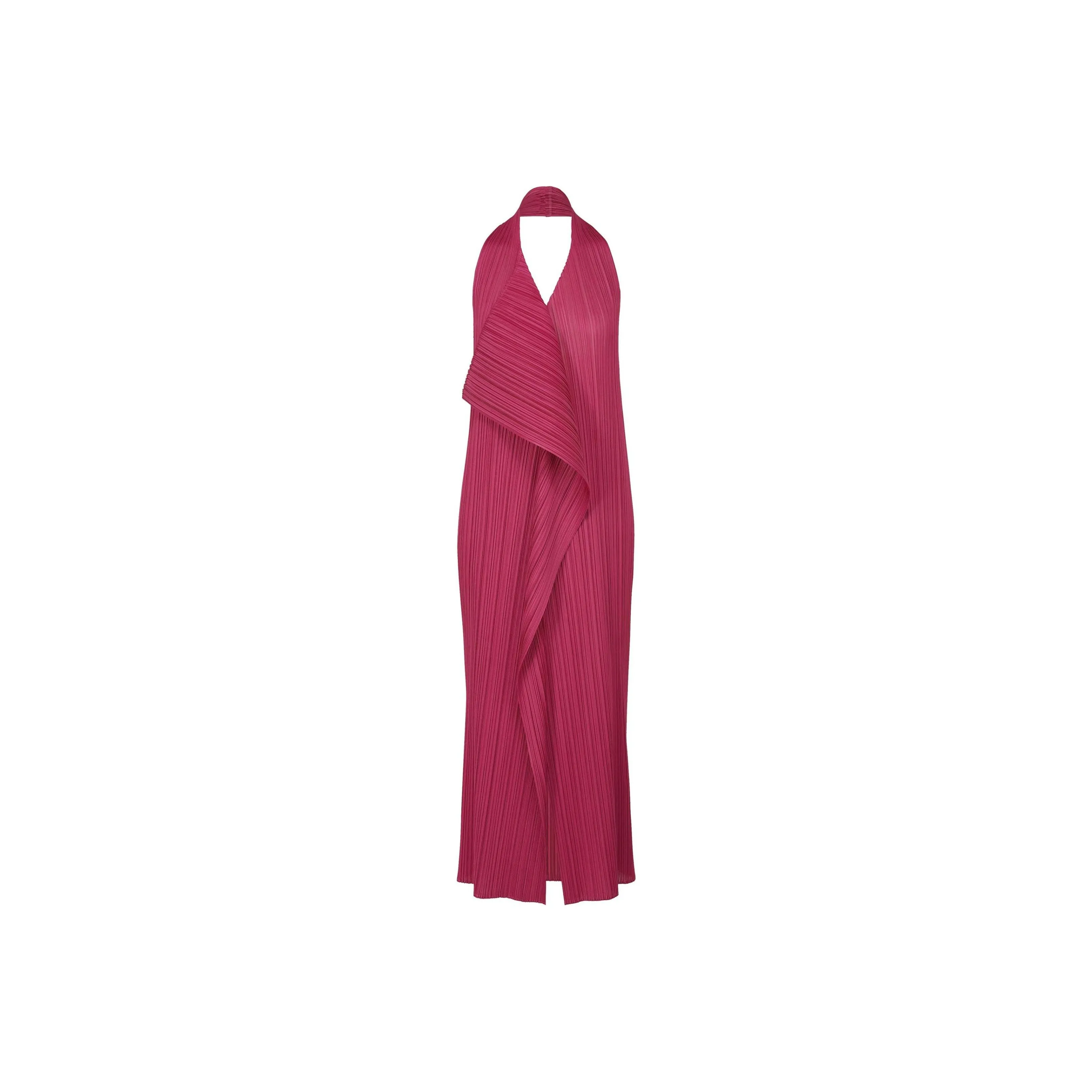 PLEATS PLEASE ISSEY MIYAKE FW24 Sleeveless Dress Women's Magenta