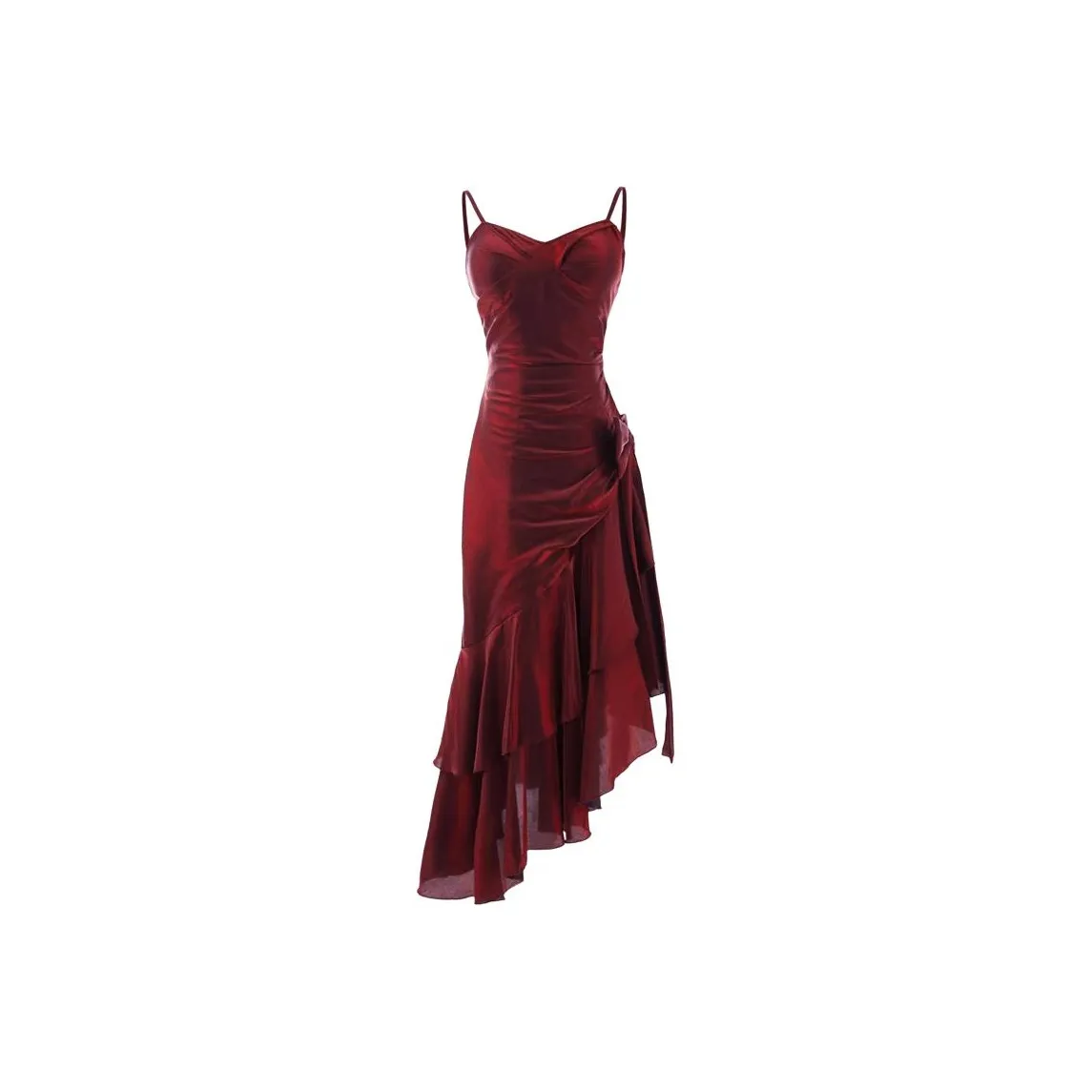 JOSR Slip Dresses Women's Red