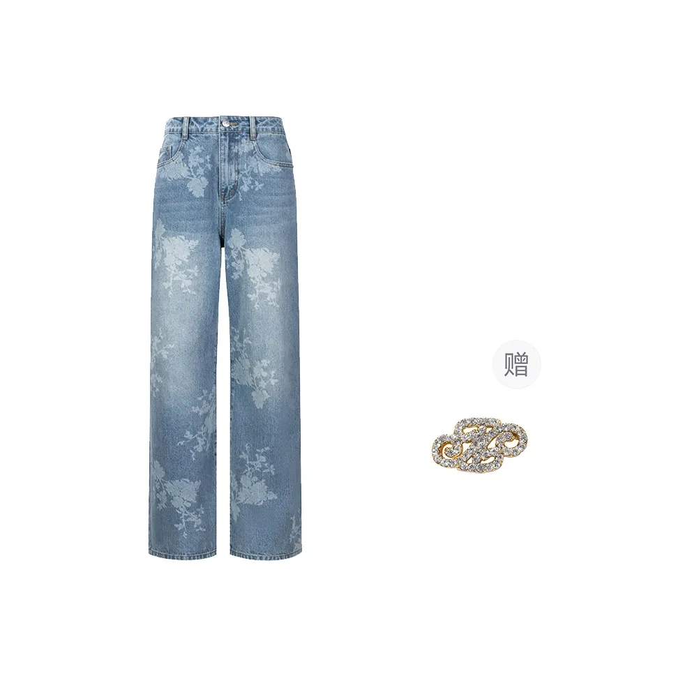 Three Quarters Jeans Women's Blue