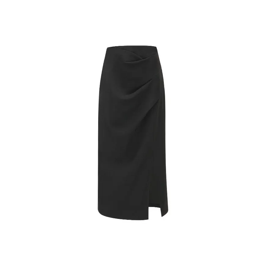 Mrs. Island Song Casual Long Skirt Women's Black