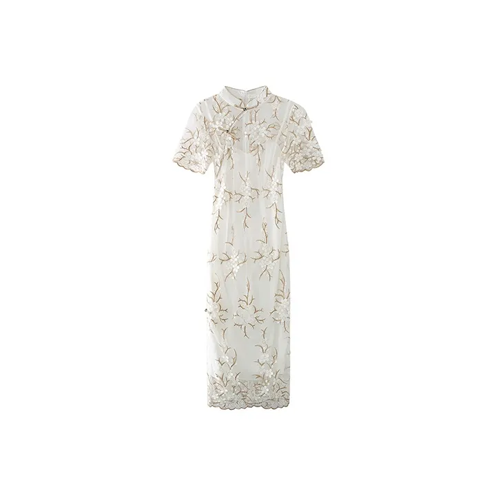 JINYE ORIENTAL Cheongsams Women's White