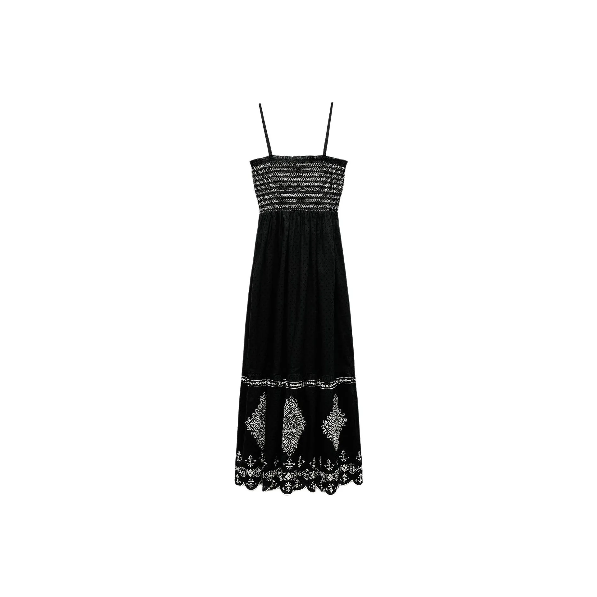 ZARA Slip Dresses Women's Black/White