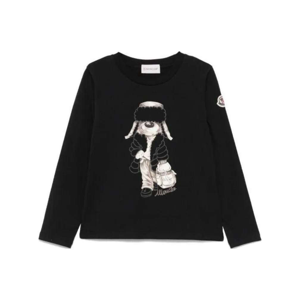 Moncler Черные Kids Свитшоты