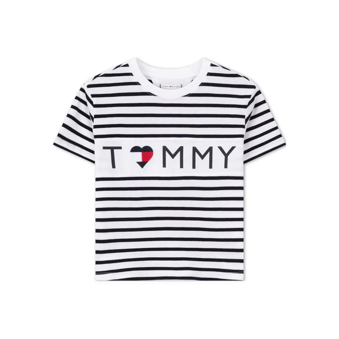 Tommy Hilfiger Рубашка Черно-белые Полосы Детская