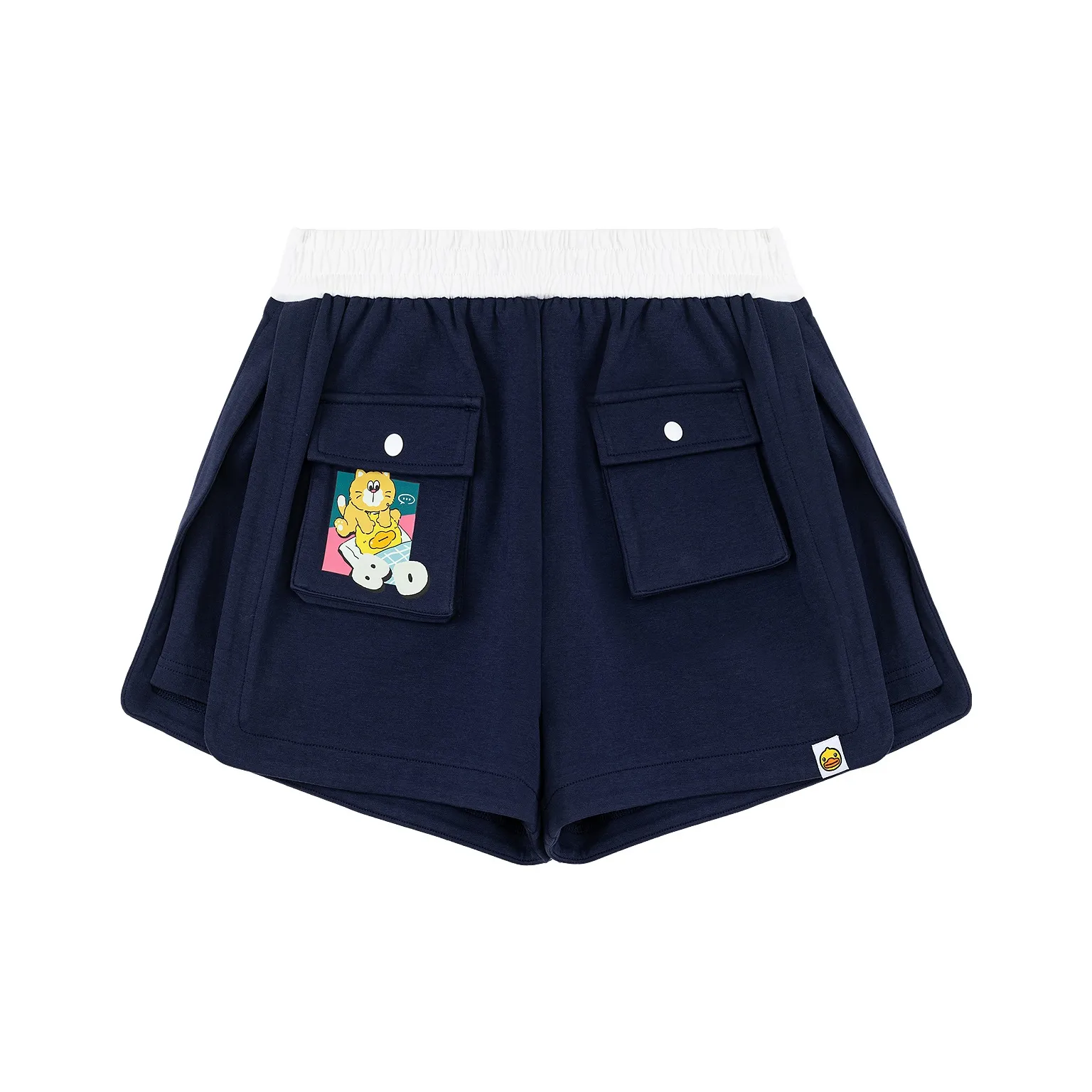 B.Duck Повседневные шорты женские темно-синие