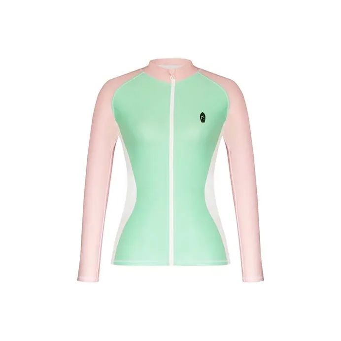 SISII LEE Split Swimsuit Women's Ice Green White