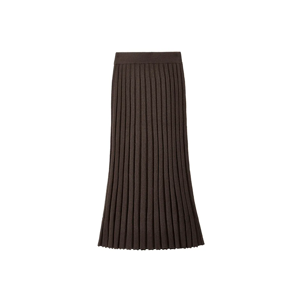 SENTUBILA Повседневный длинный юбка женский чай коричневый