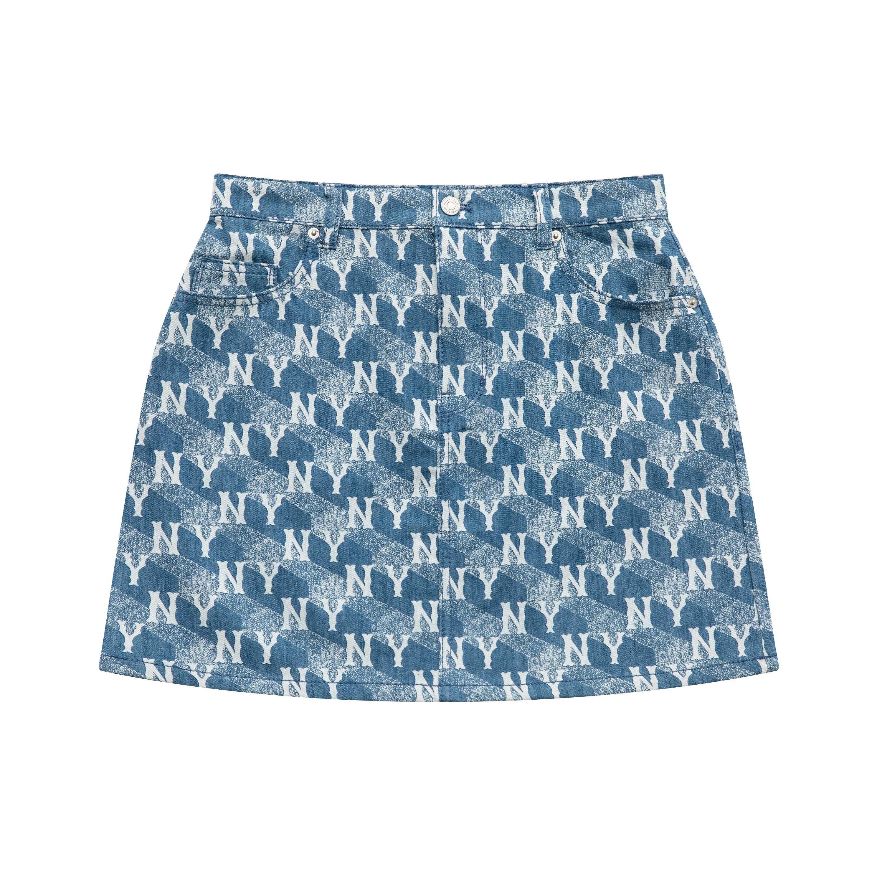 MLB New York Yankees Повседневные короткие юбки Женские Небесно-голубой