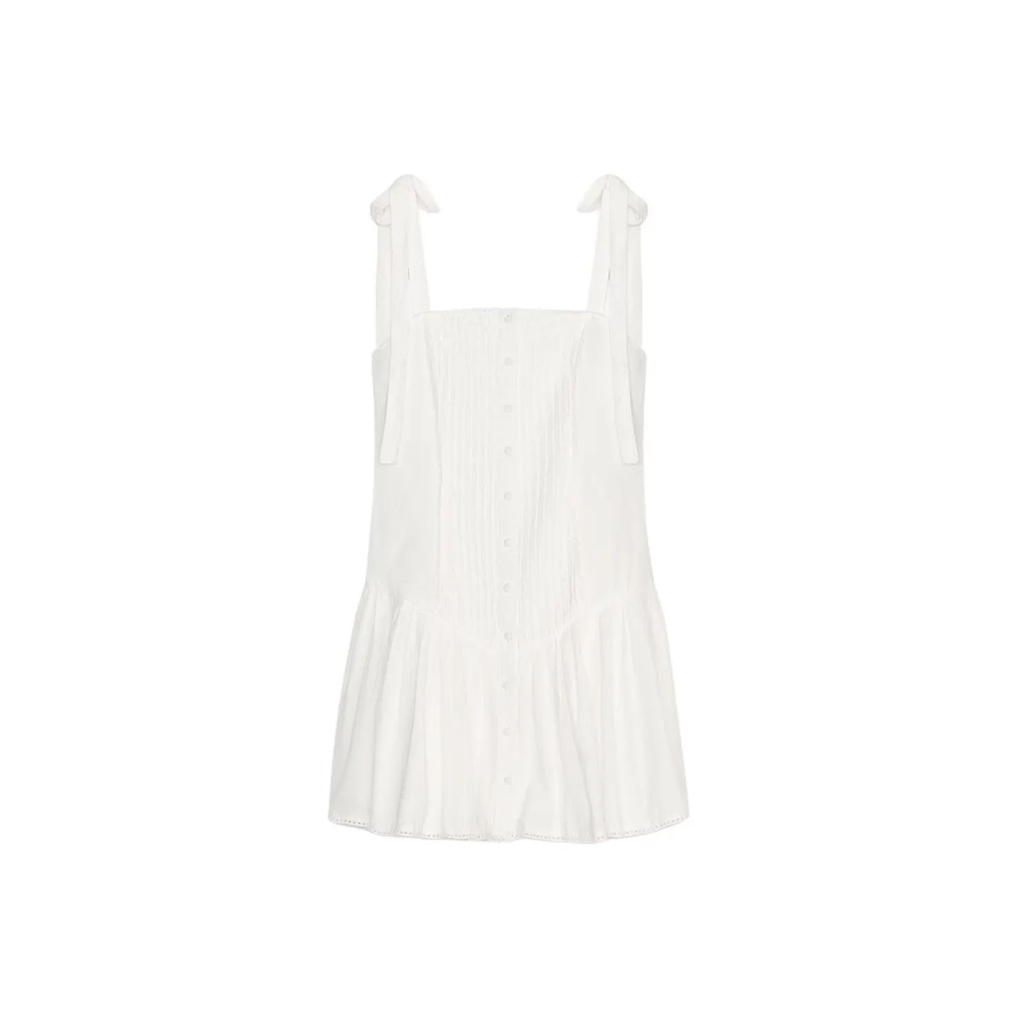 ZARA Slip Dress Women's Frosted White