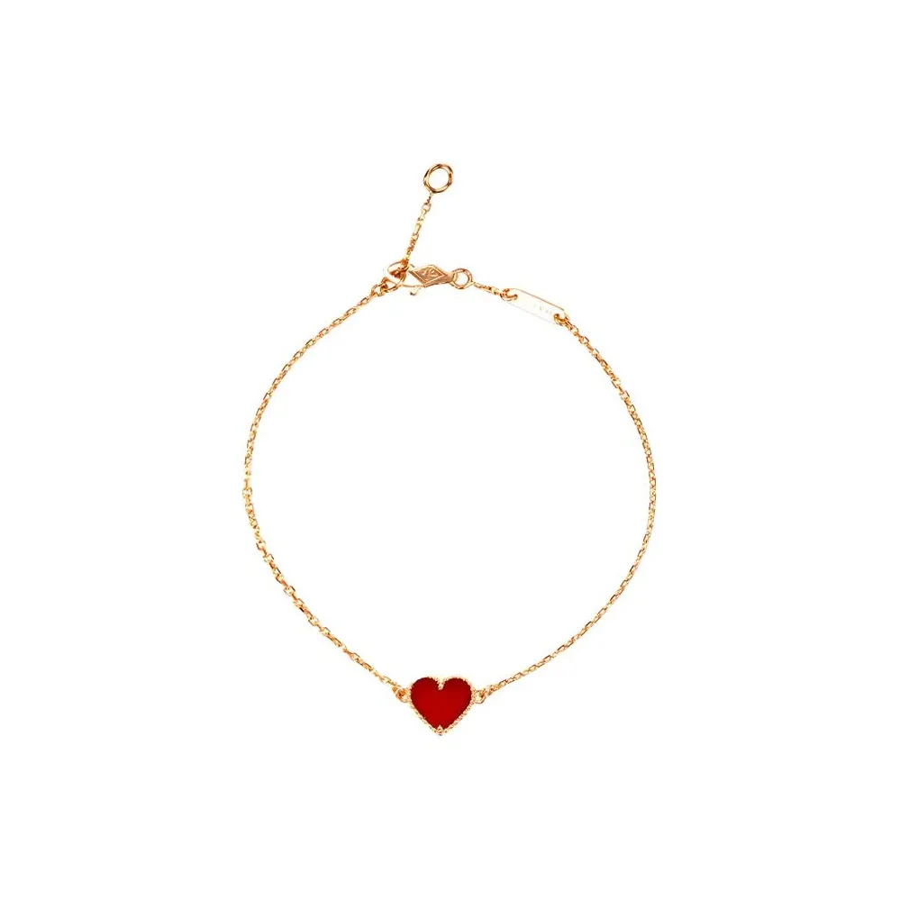 Van Cleef & Arpels Chalcedony Bracelets Women's Rose Gold