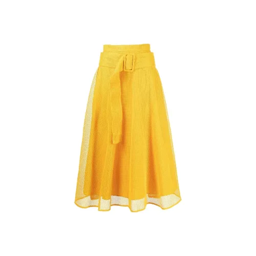 ERIKA CAVALLINI Sunset Yellow Женские Повседневные Длинные Юбки