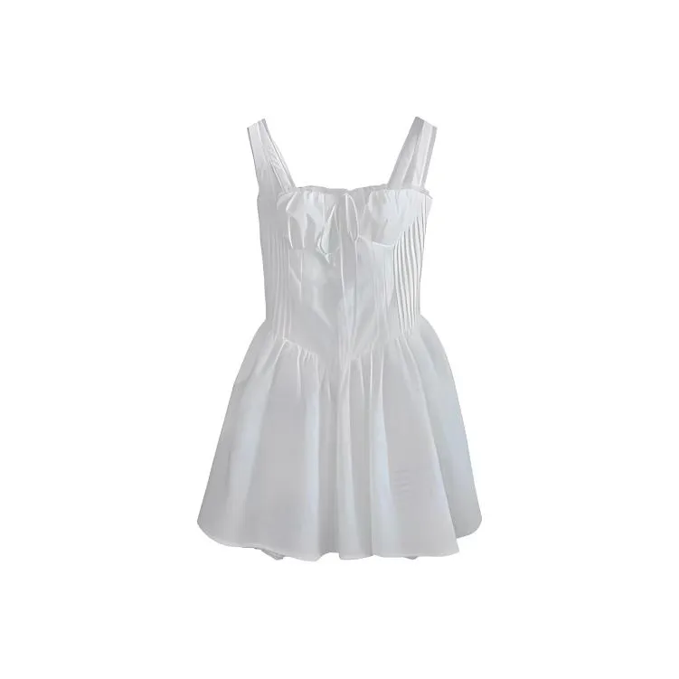 DOSOHEB Slip Платье Женское Белое