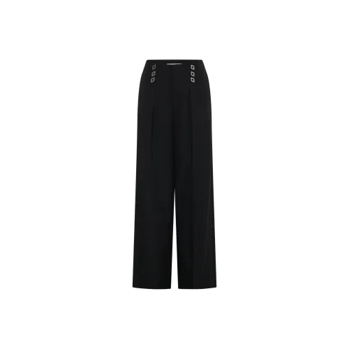 DION LEE Черные Женские Костюмные Брюки